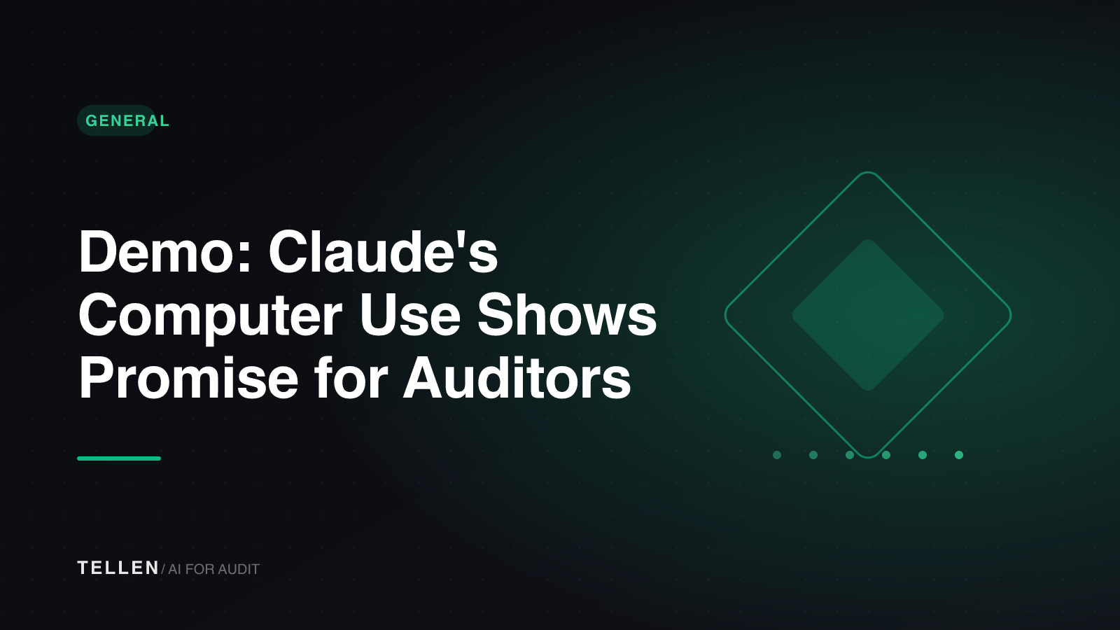 Thumbnail for Demo: Claude's Computer Use Shows Promise for Auditors
